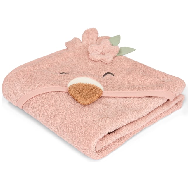 Cape de bain rose <span itemprop=