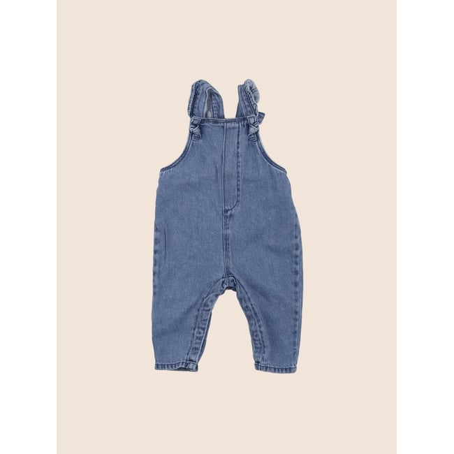 Salopette - Etat satisfaisant bleu <span itemprop=