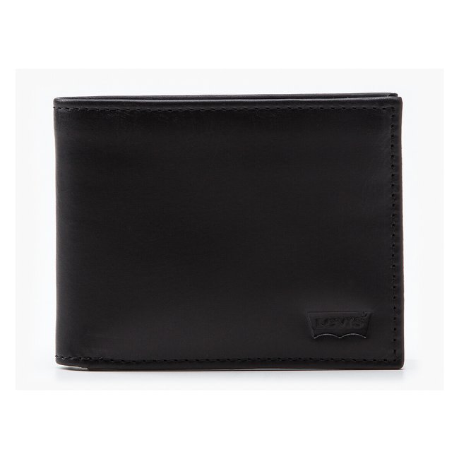 Portafoglio in pelle CLASSICS HUNTE BATWIN nero LEVI'S