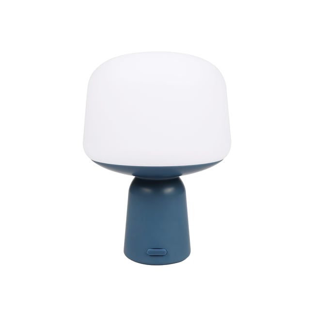 Lampe de table rechargeable, LUNO Couleur bleu <span itemprop=