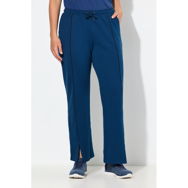 Pantalon de jogging avec passepoil bleu foncé <span itemprop=
