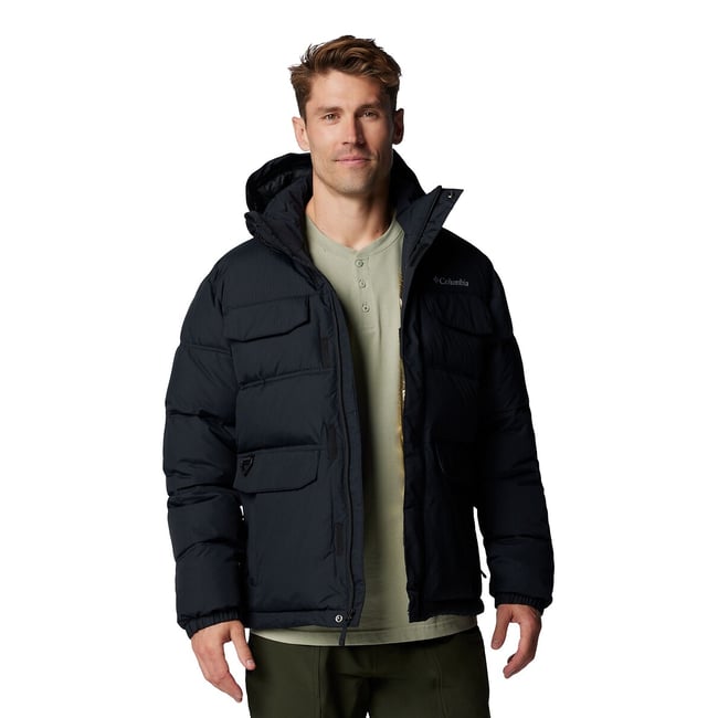 Doudoune à capuche Landroamer noir <span itemprop=