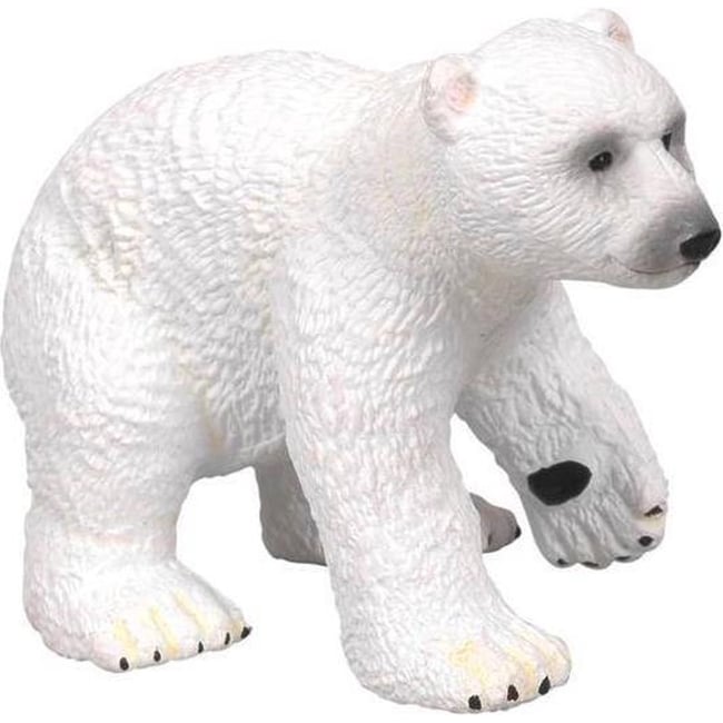 Figurine bébé ours polaire blanc <span itemprop=