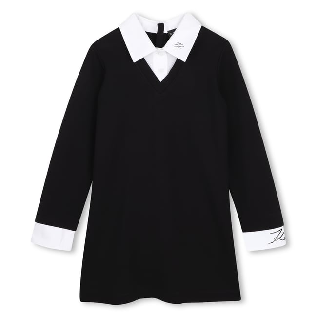 Robe manches longues black <span itemprop=