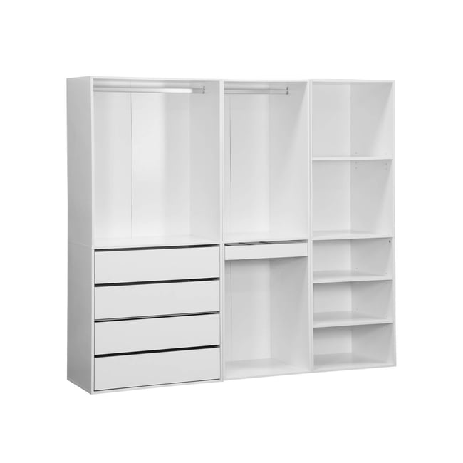 Kit dressing modulable décor bois 3 éléments MODULO - SWEEEK