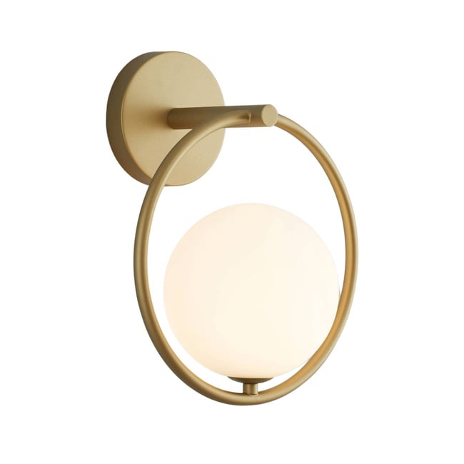 Applique moderne - STEYA Couleur blanc et doré <span itemprop=