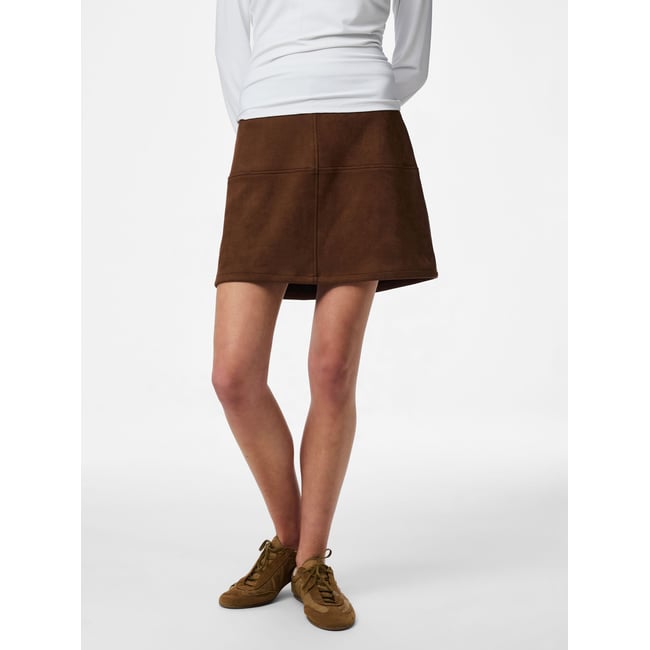 Mini-Jupe marron - downtown brown 1 <span itemprop=