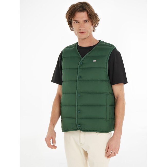 Chaleco acolchado verde <span itemprop=
