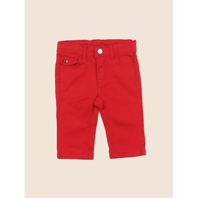 Jean - Bon état rouge <span itemprop=