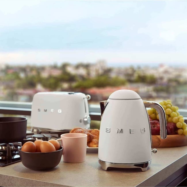 Retro Style Matt Edition 1.7L Kettle & 2-Slice Toaster - SMEG