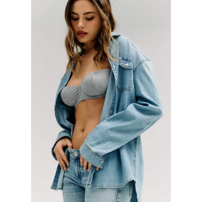 Jean Sexy Straight bleu clair <span itemprop=