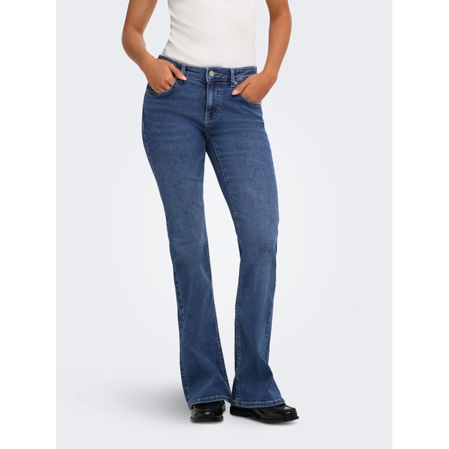 Jean Flared medium blue denim <span itemprop=