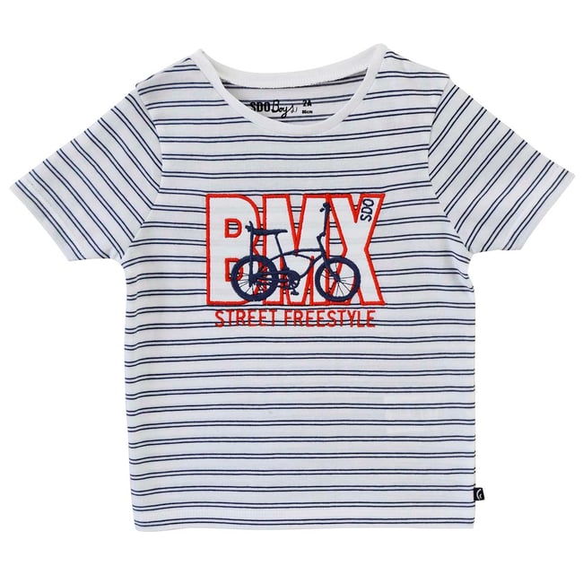 Tee shirt bmx corentino bleu <span itemprop=