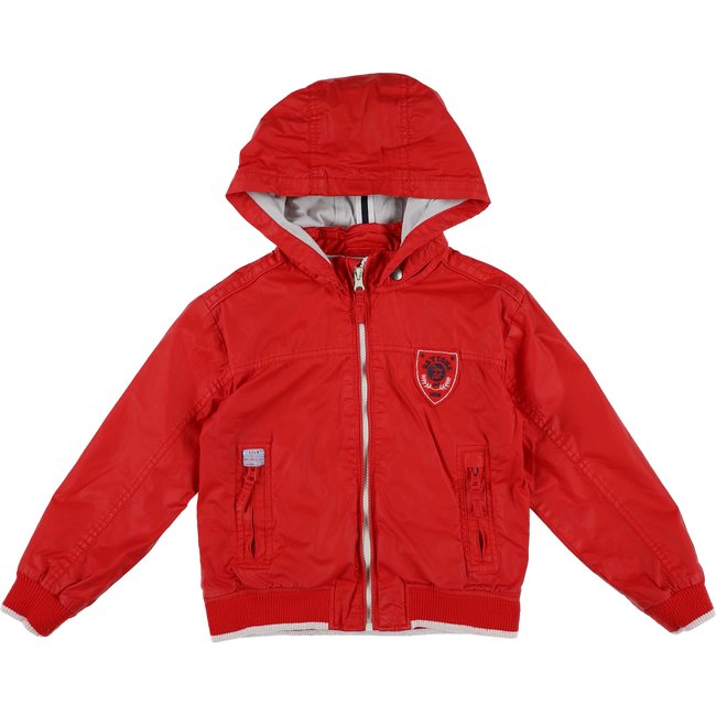 Blouson - Très bon état rouge <span itemprop=