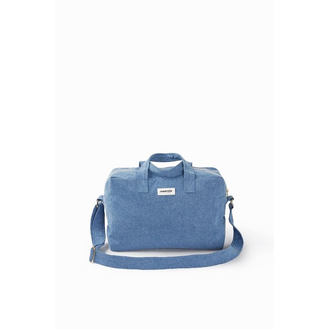 Sac en toile à bandoulière SAUVAL THE CITY BAG jean <span itemprop=