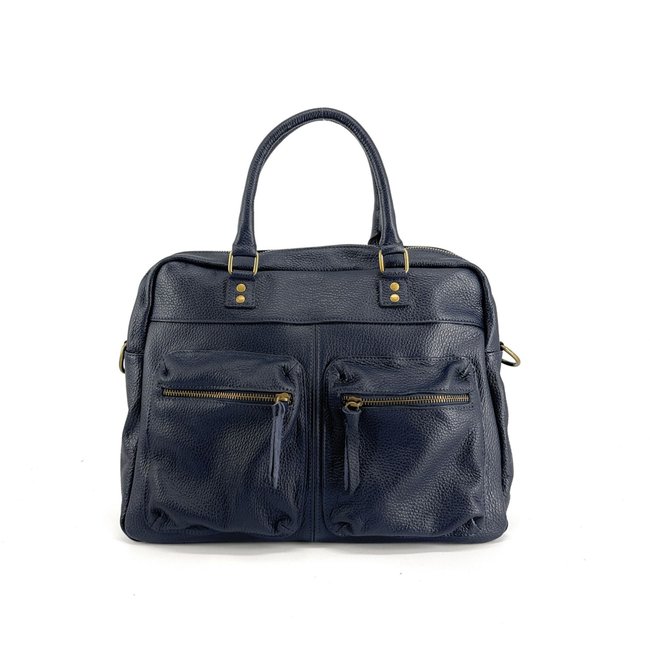 Sac à main en cuir grainé MOSCOU - OH MY BAG