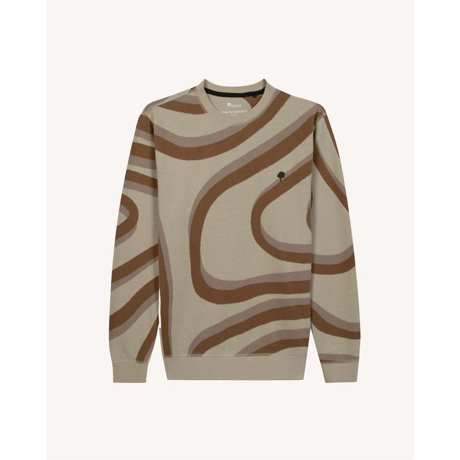 Sweat Bussy coton BUSSY BUSSY beige <span itemprop=