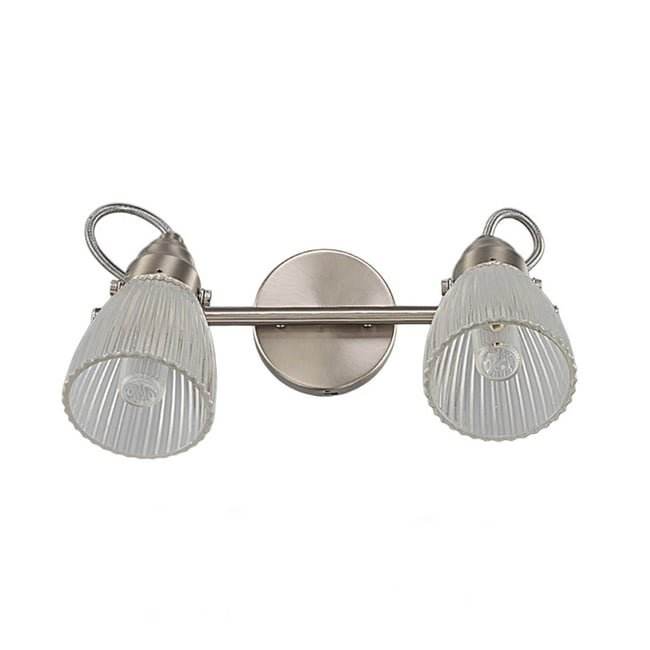 Applique en verre moderne, Kara Couleur clair, nickel mat <span itemprop=