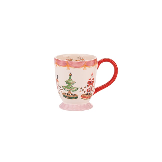 Nutcracker Footed Mug, multi-coloured, CATH KIDSTON