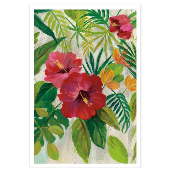 Poster Hibiscus des tropiques - HEXOA