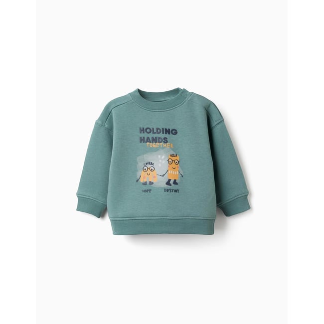 Sweat en coton peigné à imprimé Invisible Dreamers - ZIPPY