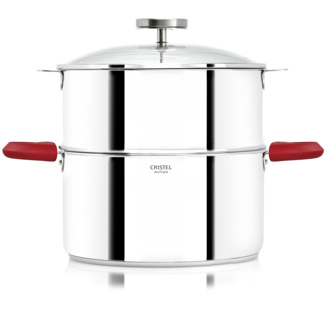 Biome - Ensemble cuisson saine avec anses amovibles colorées BIOME CUISSON SAINE - CRISTEL