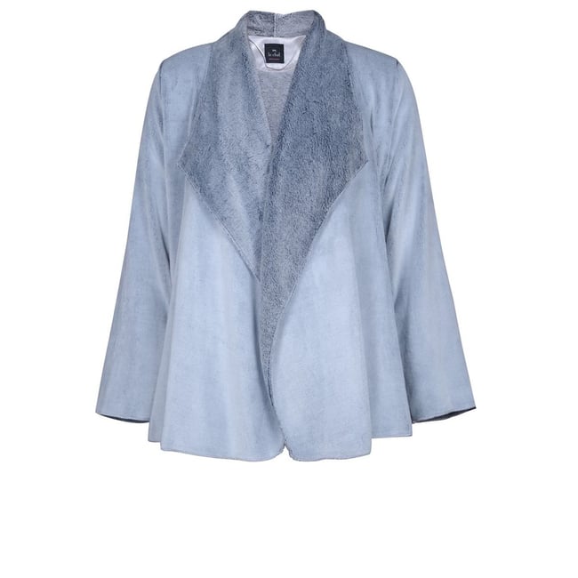 Veste homewear chaude ESSENTIEL H73A gris <span itemprop=