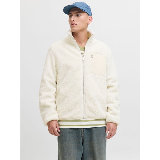 Manteau En Peluche cloud dancer <span itemprop=