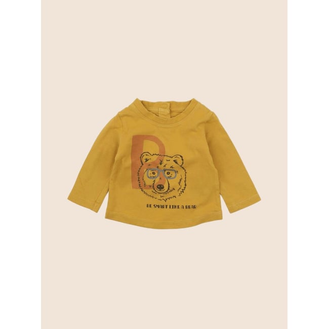 Tee-shirt - Très bon état jaune <span itemprop=