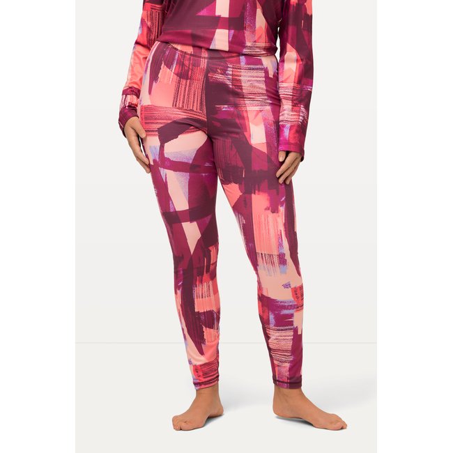 Legging technique de ski dans une matière rouge pur <span itemprop=