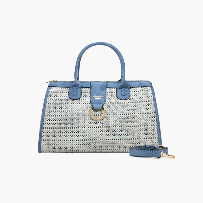 Sac shopper  Shai bleu <span itemprop=