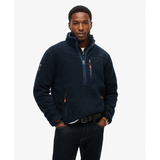 Pull en polaire à demi-fermeture zippée Outdoor - SUPERDRY
