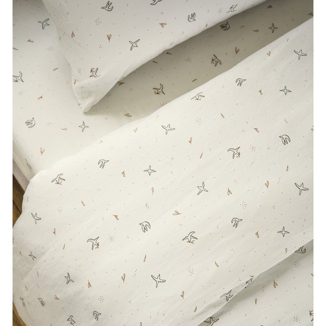 Housse de couette Coton Bio 1 personne L'ENVOLEE l'envolée <span itemprop=