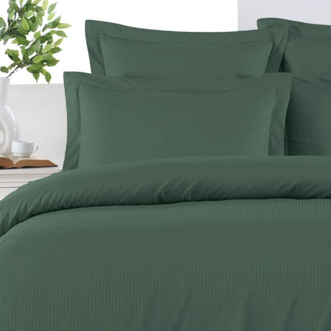Housse De Couette Satin Coton Versailles Réversible - 240x220 Cm Taupe (Sensei Maison)