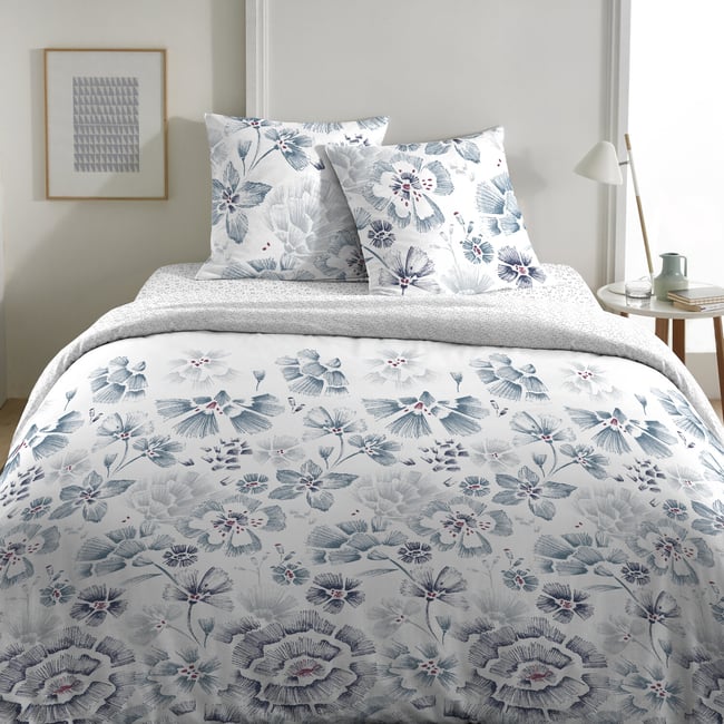 Parure de lit enfant en coton unie, MENO ambre <span itemprop=