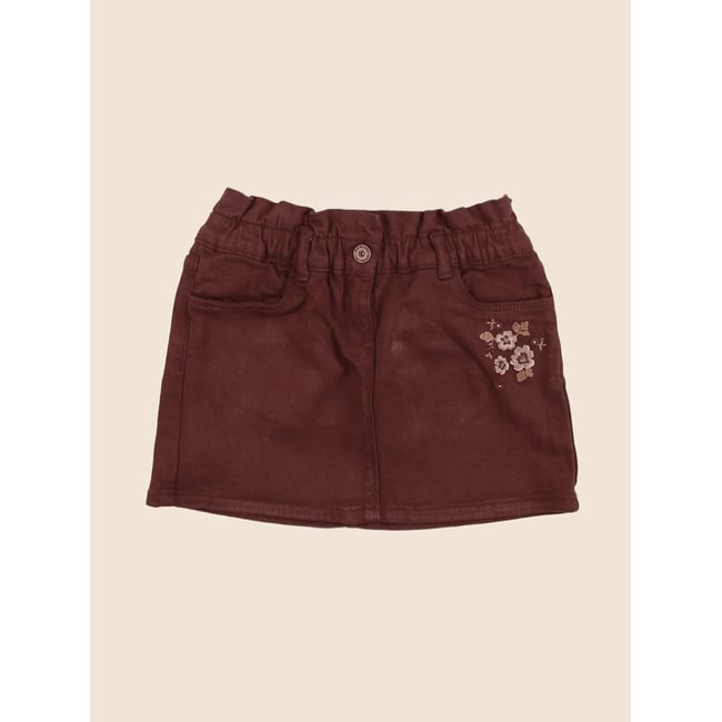 Jupe - Très bon état rouge <span itemprop=