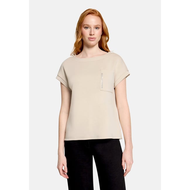 Sweat-shirt à fentes d'aisance latérales chateau gray <span itemprop=