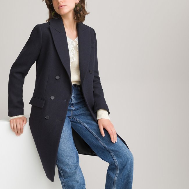 Manteau pardessus mi long fabriqué en Europe - LA REDOUTE COLLECTIONS