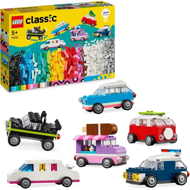 LEGO Classic - Les véhicules créatifs - 11036 multicolore <span itemprop=