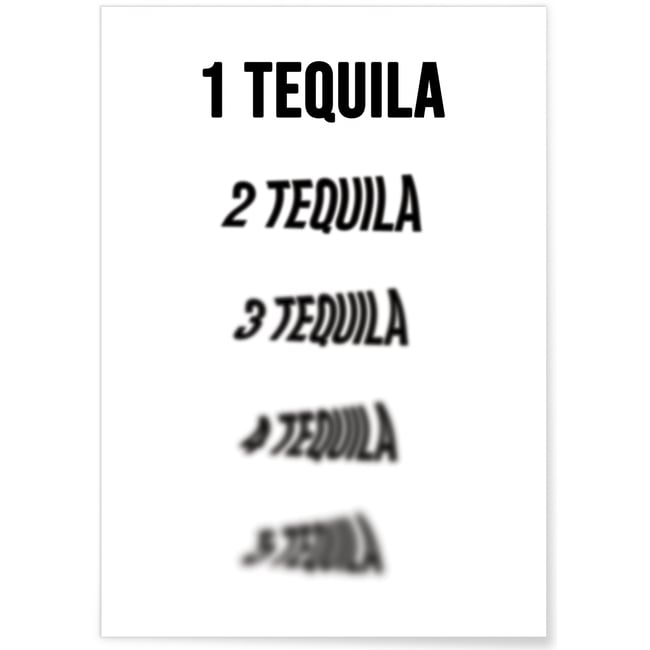 Affiche Tequila Couleur blanc <span itemprop=