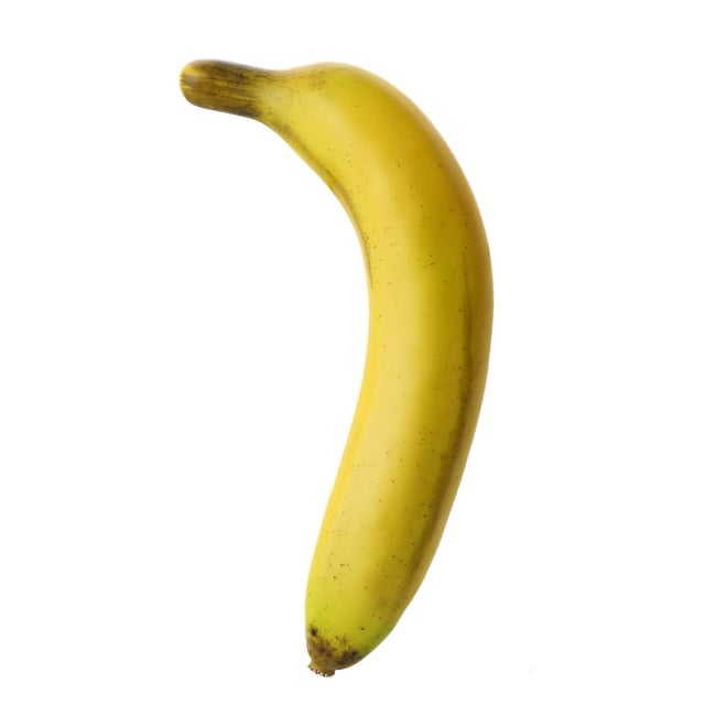 Banane artificielle L19 Couleur jaune <span itemprop=