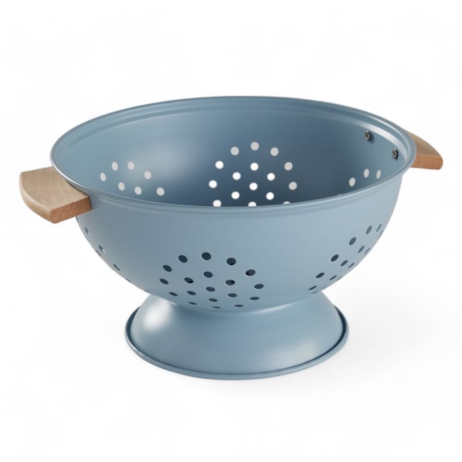 Passoire en métal avec poignées KITCHEN bleu <span itemprop=