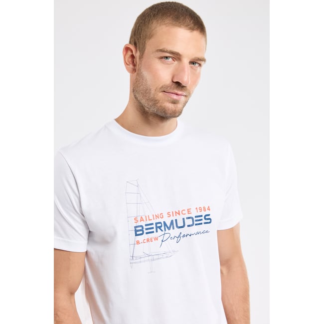 T-shirt VANIER - coton blanc <span itemprop=