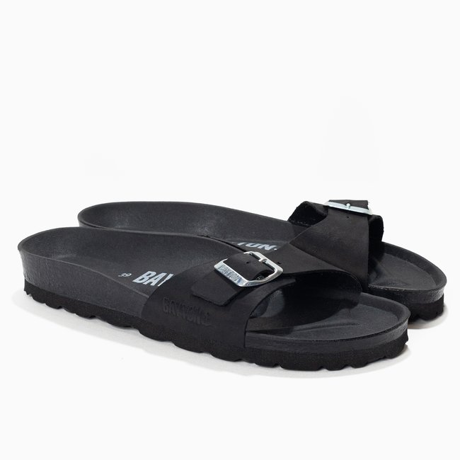 Sandales en cuir ZEPHYR pour femme noir <span itemprop=