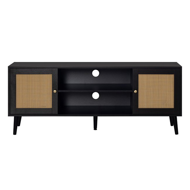 Meuble TV - GOTO Couleur noir <span itemprop=