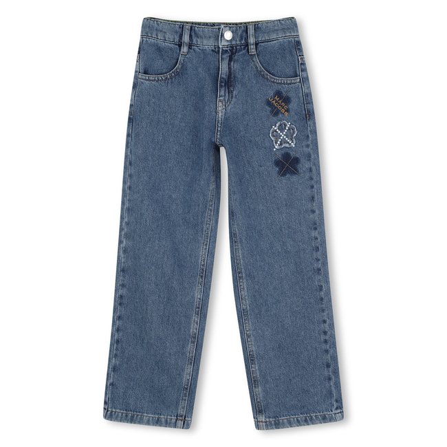Pantalon en denim denim blue <span itemprop=