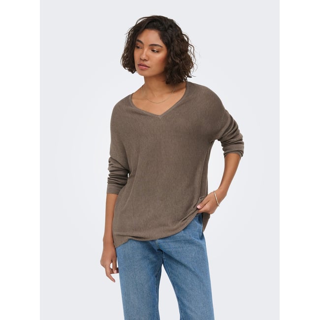 Pull En Maille walnut <span itemprop=