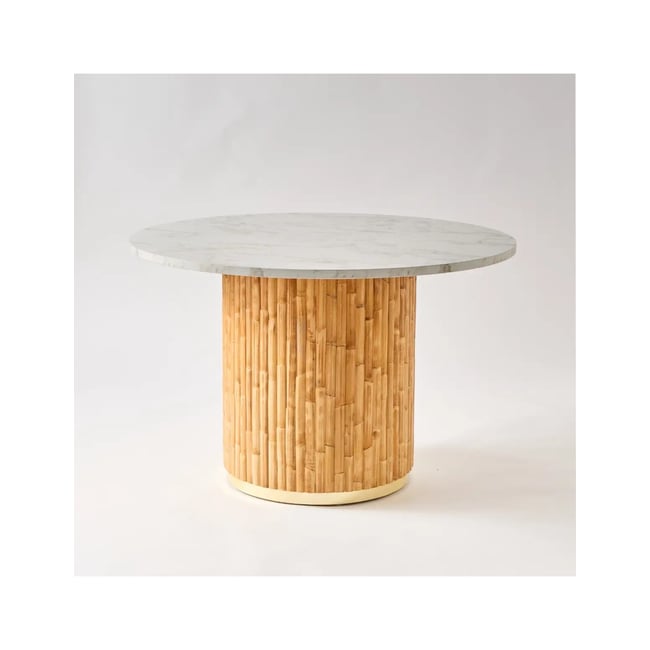 Table ronde de repas plateau blanc Dia 120 - KOK