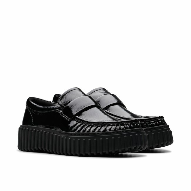 Loafers in gelakt leer Torhill <span itemprop=