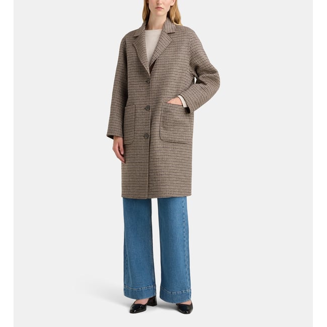 Manteau mi long réversible claudel bi chk - GALERIES LAFAYETTE